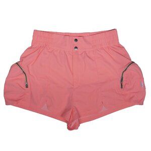 Free People Pink  Peach Salmon Movement Active wear Cargo Shorts Size M